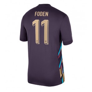 Anglie Phil Foden #11 Venkovní Dres ME 2024 Krátký Rukáv